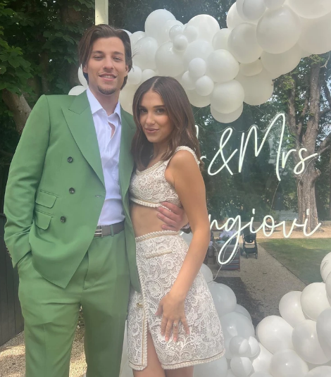  Millie Bobby Brown and Jake Bongiovi Wedding